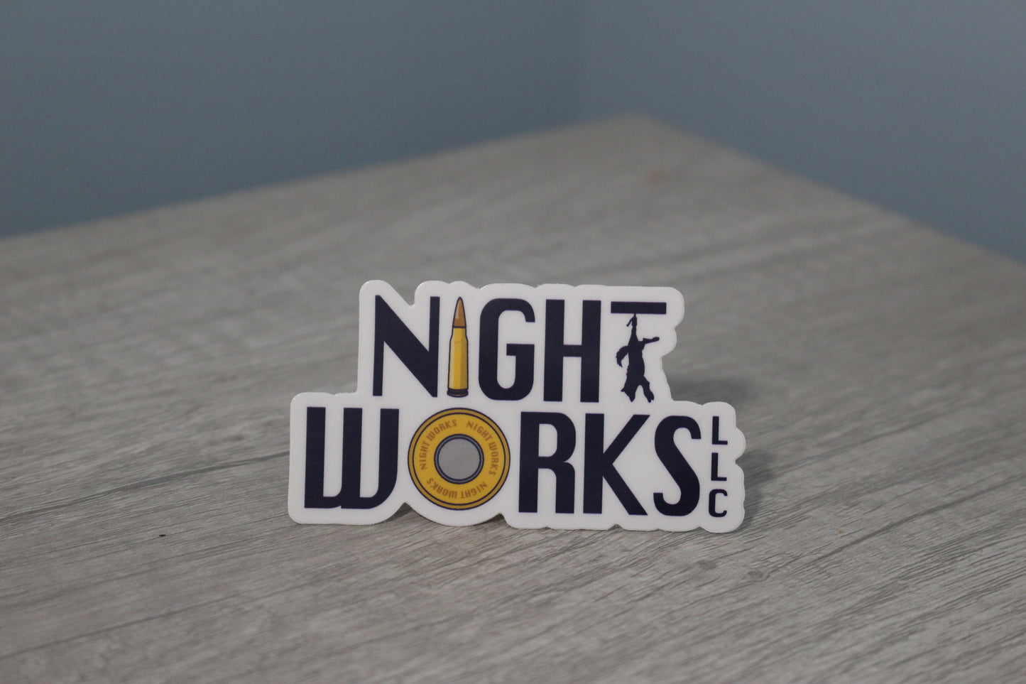 Night Works Sticker - Small